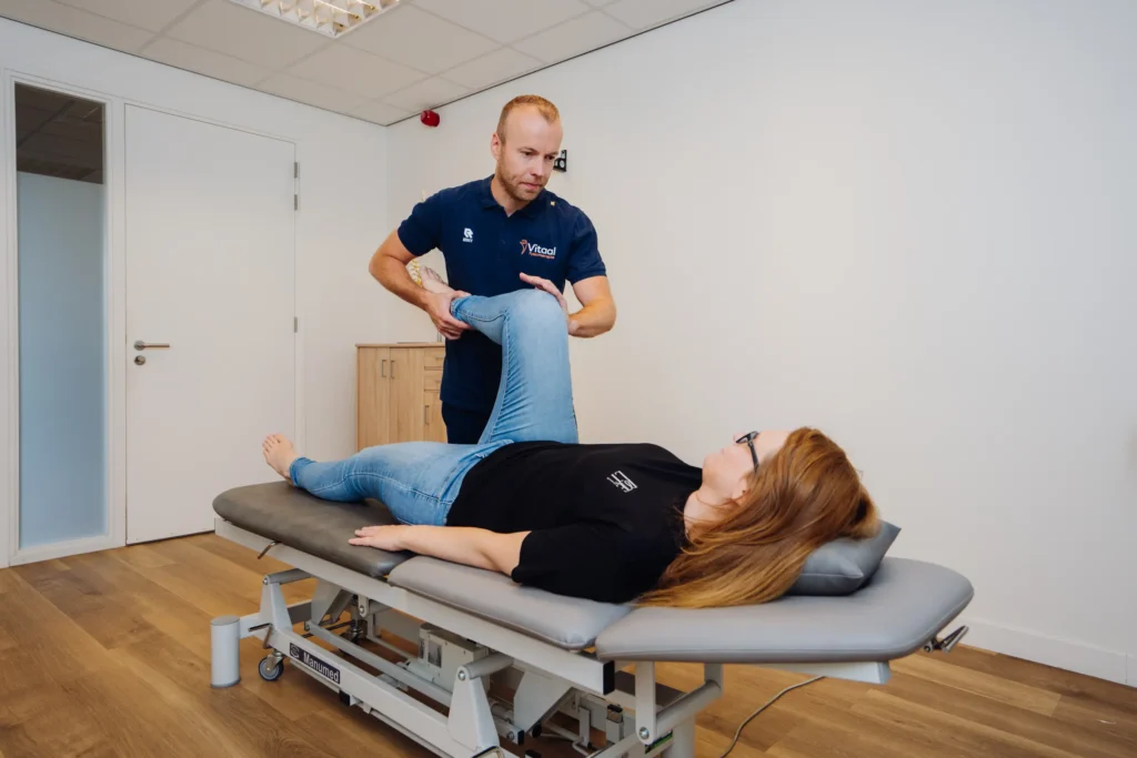 Fysiotherapie behandeling door Bob