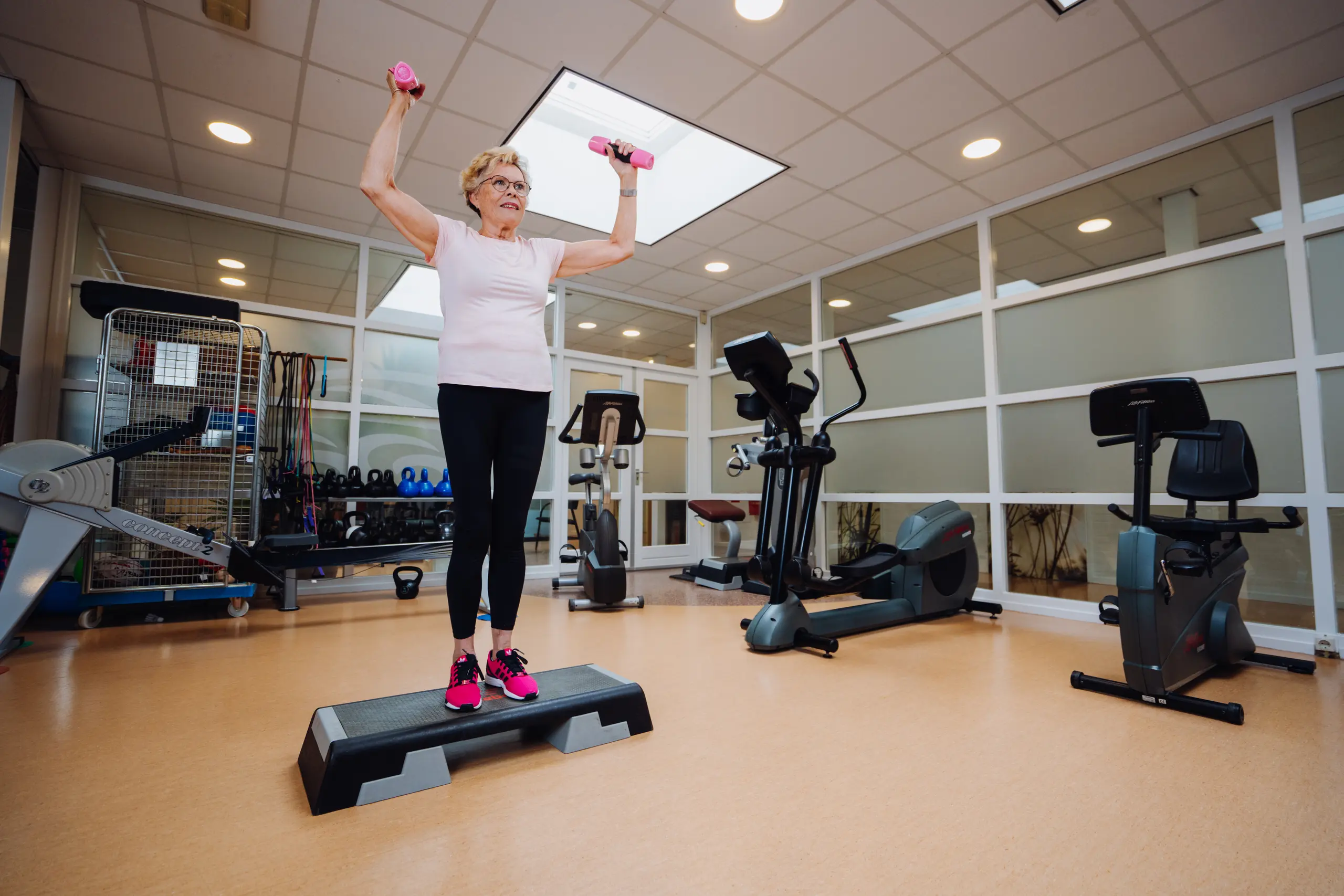 Training met dumbbells